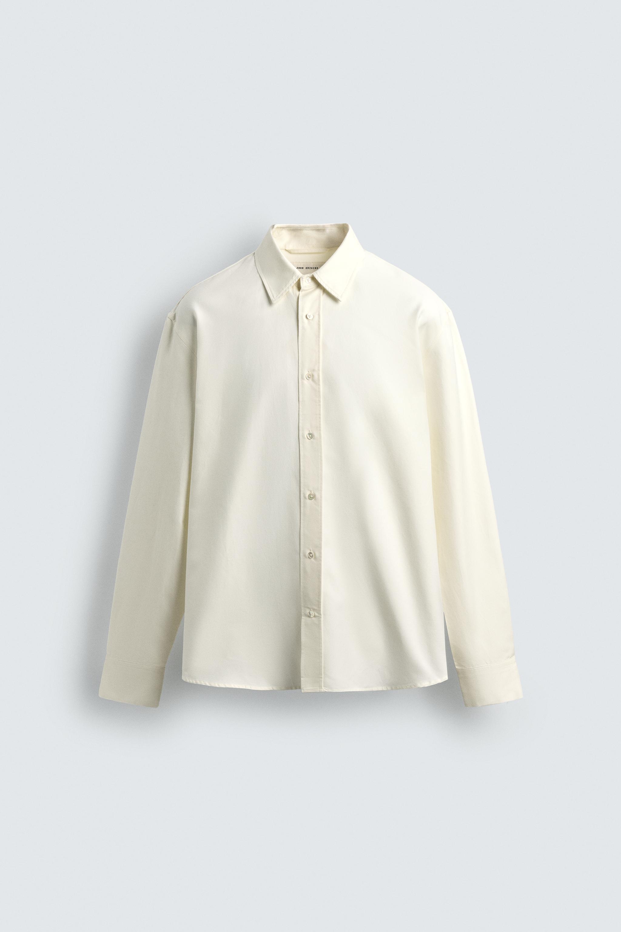 REGULAR FIT COTTON-SILK SHIRT